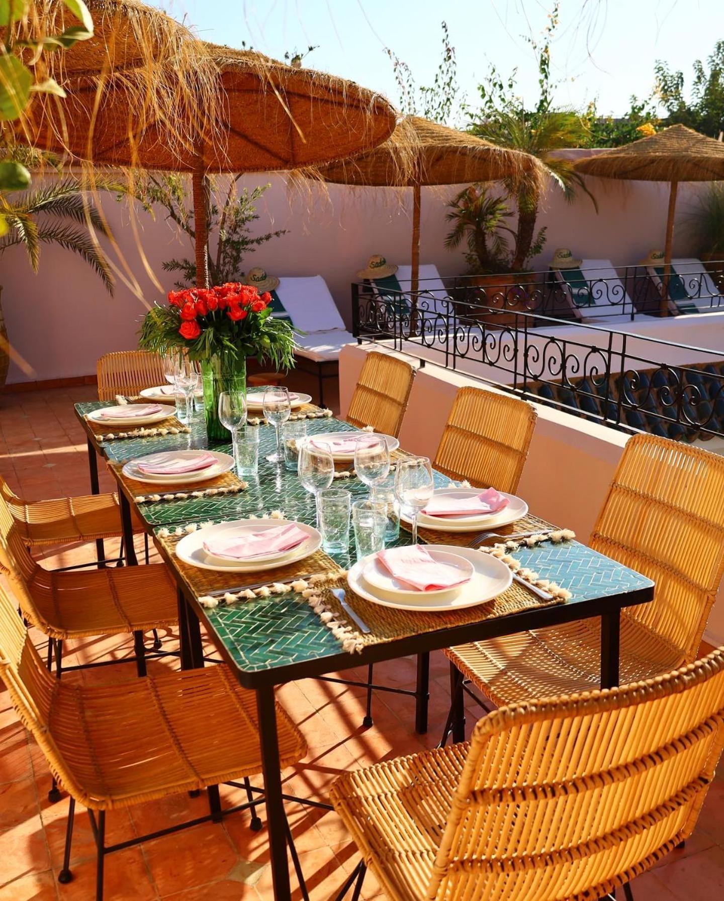 Riad Prive Sadaka Bassin Rooftop Marakéš Exteriér fotografie